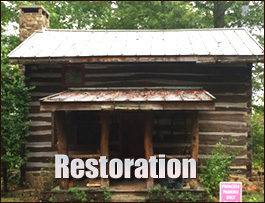 Historic Log Cabin Restoration  Fairfield, Ohio